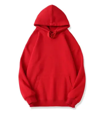 Men Fashion Casual Autumn And Winter Solid Color Velvet Long Sleeve Loose Hoodies