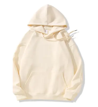 Men Fashion Casual Autumn And Winter Solid Color Velvet Long Sleeve Loose Hoodies