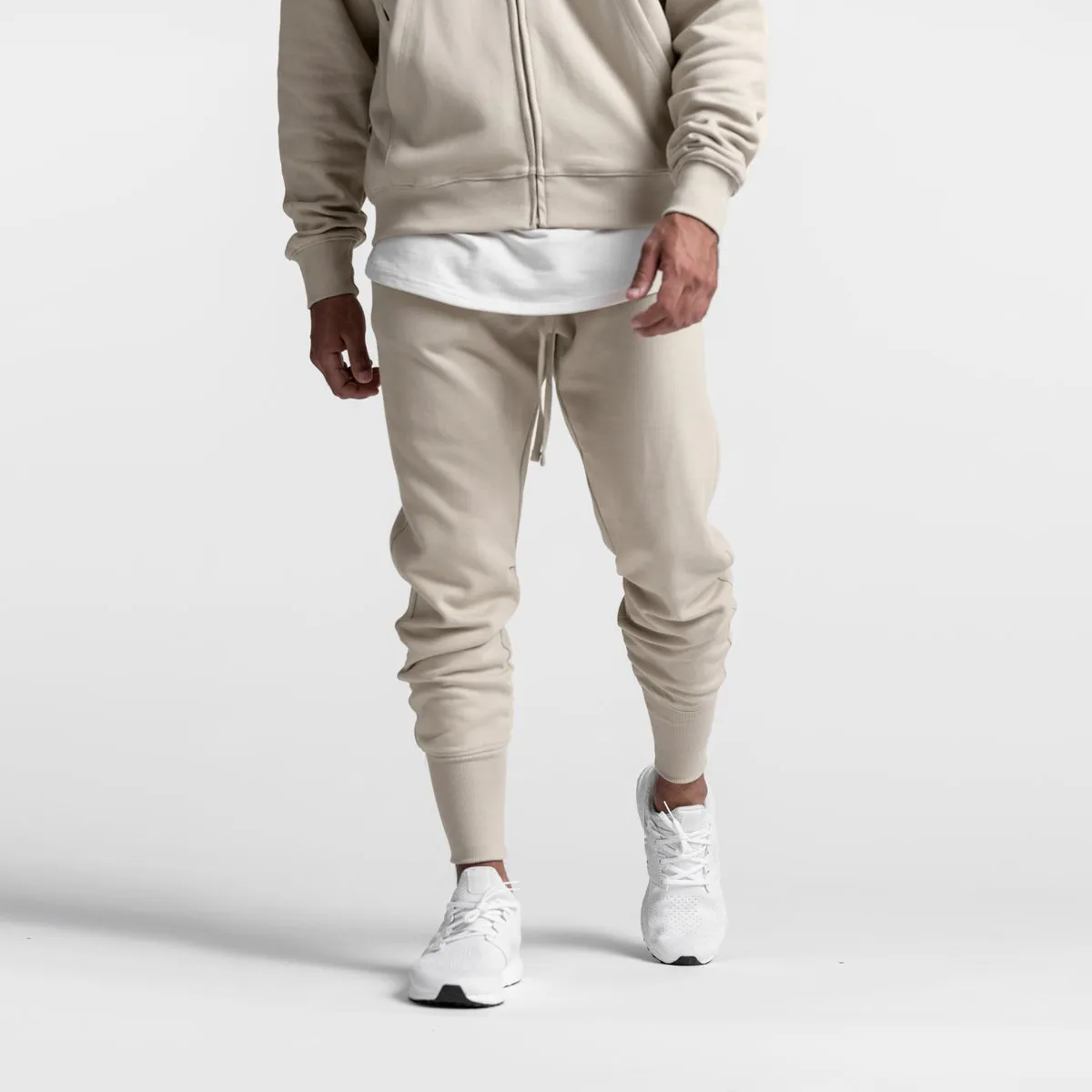 Men Fashion Casual Autumn And Winter Solid Color Loose Pants