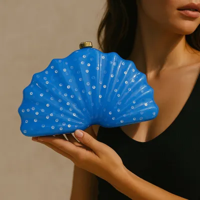 Women'S Fashion Shaped Shell Acrylic Wedding Party Evening Bag