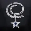 Silver Pendant Round Chain 50Cm (Simple Buckle)
