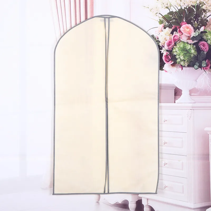Simple Hangable Clothes Dust Cover Bag Embossed Suit Garment Bag