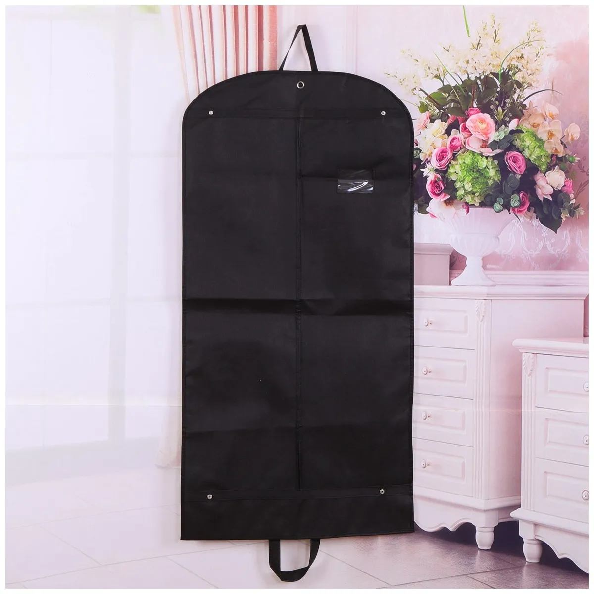 Simple Non-Woven Hangable Clothes Dust Cover Suit Garment Bag