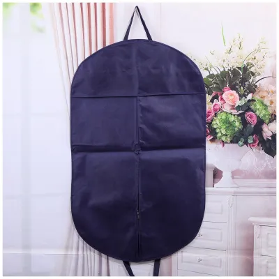 Simple Non-Woven Folding Hangable Clothes Dust Cover Suit Garment Bag