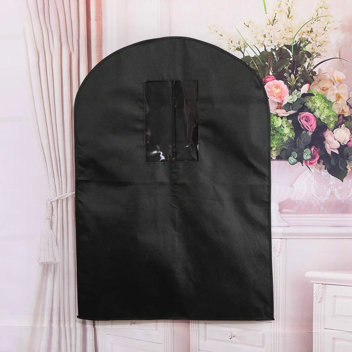 Simple Non-Woven Folding Hangable Clothes Dust Cover Suit Garment Bag