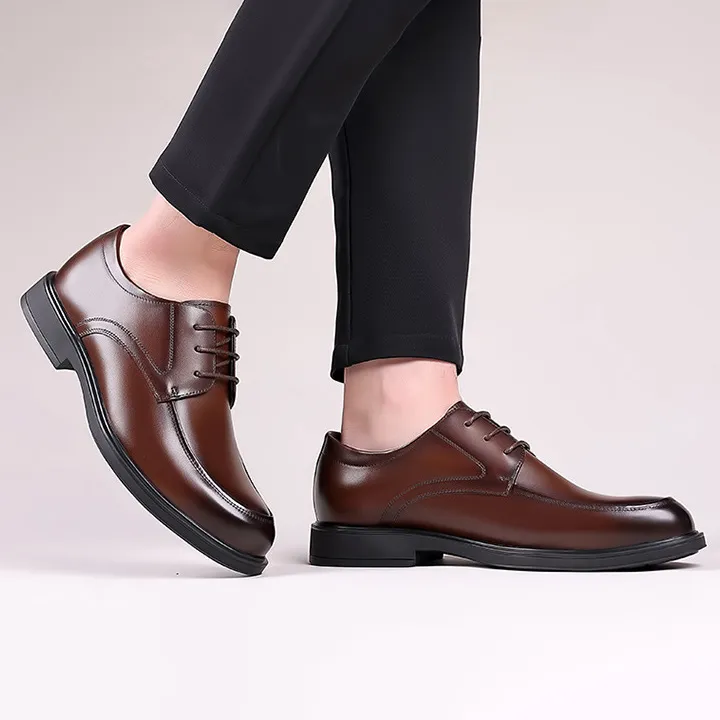 Men'S Fashion Casual Business Soft-Soled Leather Shoes