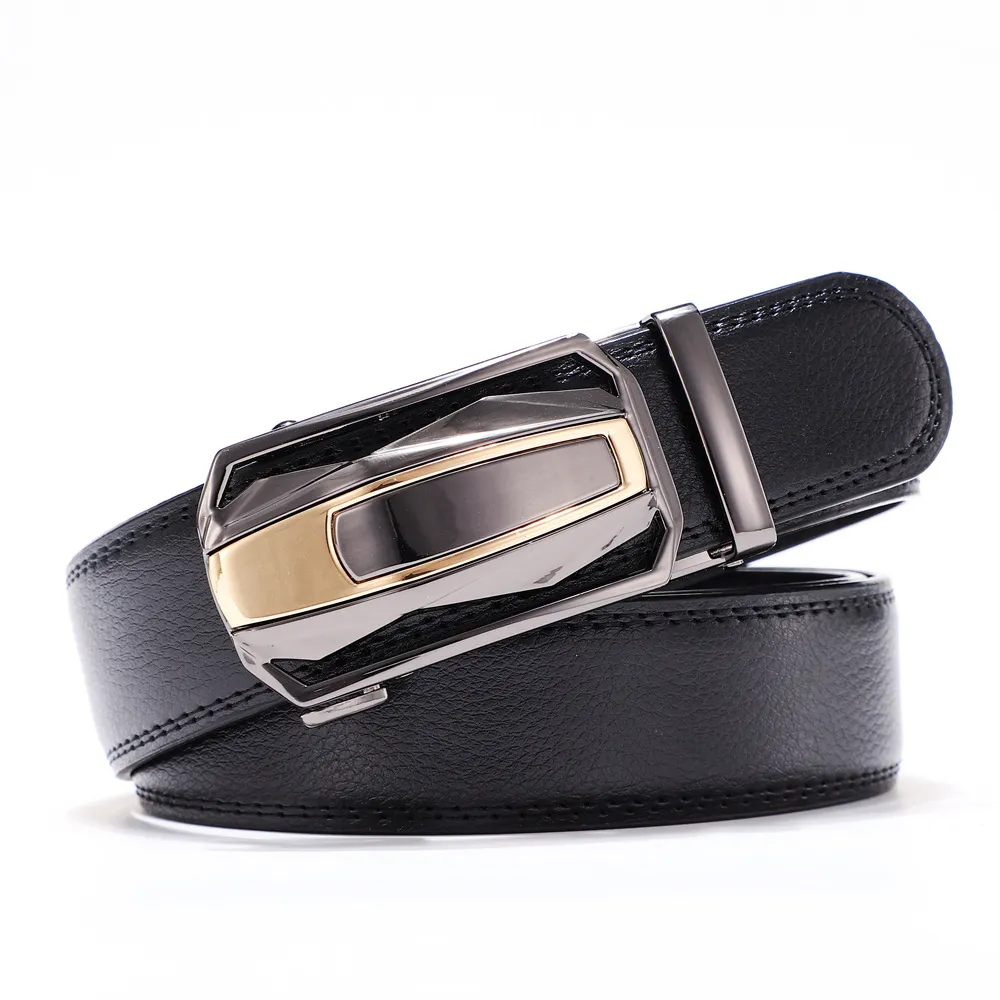 Men'S Fashion Casual Business Two-Layer Cowhide Belt