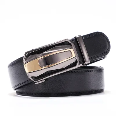 Men'S Fashion Casual Business Two-Layer Cowhide Belt