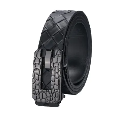 Men'S Fashion Business Casual Automatic Buckle Belt