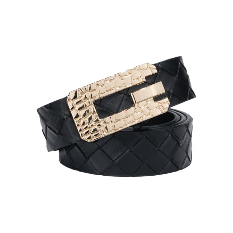 Men'S Fashion Business Casual Automatic Buckle Belt