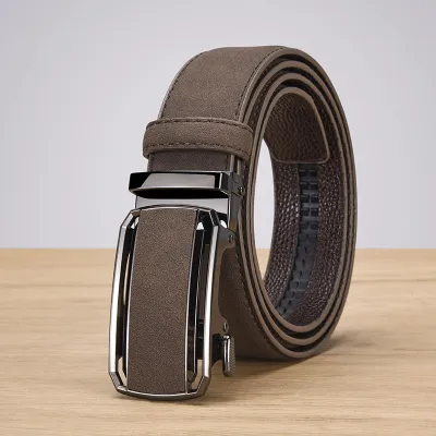 Men'S Fashion Casual Business Automatic Buckle Belt