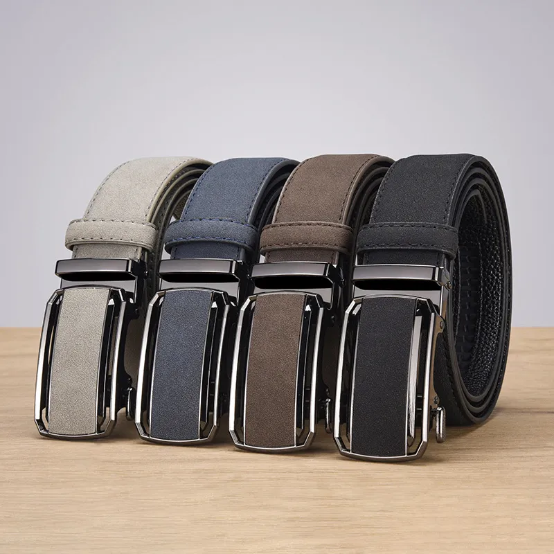 Men'S Fashion Casual Business Automatic Buckle Belt