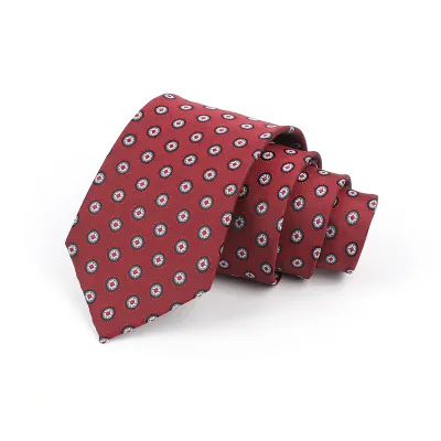 Men'S Fashion Casual Business Jacquard Embroidery Gift Tie Box Set