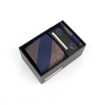 Men'S Fashion Business Jacquard Embroidery Tie Gift Box
