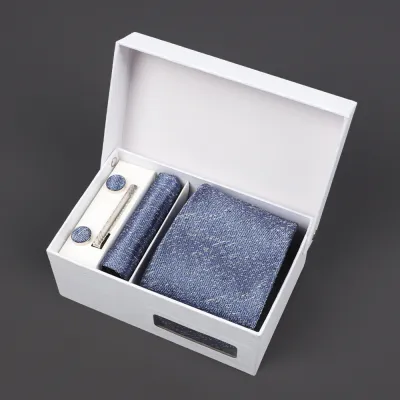 Men'S Fashion Business Jacquard Embroidery Tie Gift Box
