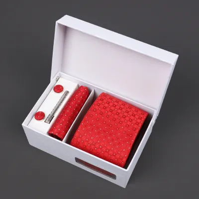 Men'S Fashion Business Jacquard Embroidery Tie Gift Box