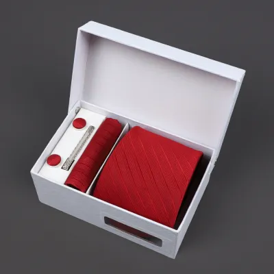 Men'S Fashion Business Jacquard Embroidery Tie Gift Box