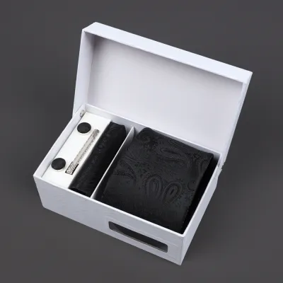 Men'S Fashion Business Jacquard Embroidery Tie Gift Box