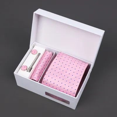 Men'S Fashion Business Jacquard Embroidery Tie Gift Box