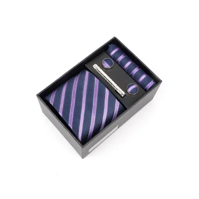 Men'S Fashion Casual Business Jacquard 8cm Tie Set