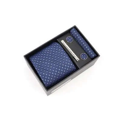 Men'S Fashion Business Jacquard Embroidered Tie Set