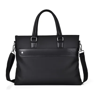 Men'S Fashion Casual Oxford Cloth Business Crossbody Handbag Commuter Briefcase
