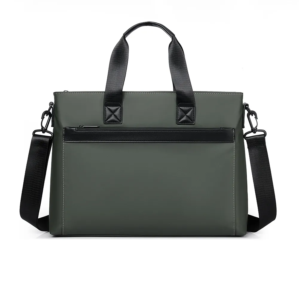 Men'S Fashion Casual Business Large Capacity Shoulder Crossbody Briefcase