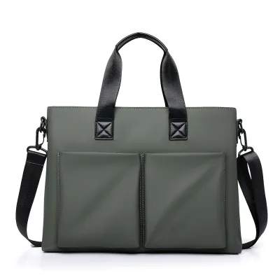 Men'S Fashion Casual Business Large Capacity Computer Handbag Briefcase