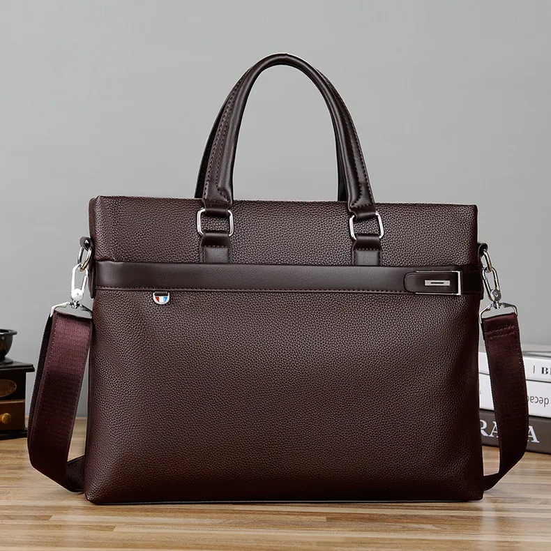 Men'S Fashion Casual Business Commuter Crossbody Briefcase