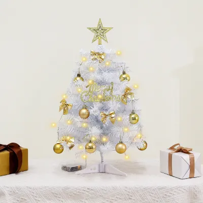 Desktop Christmas Tree White 60cm Mini Christmas Ornaments Decoration