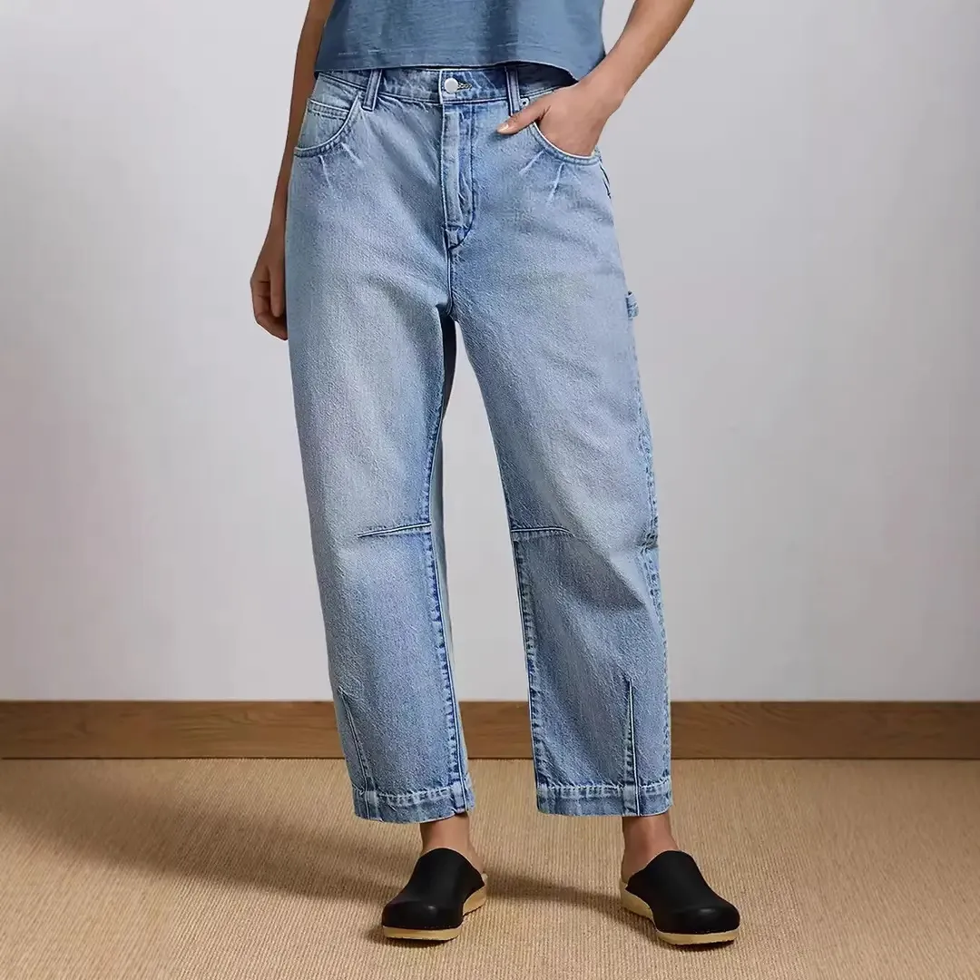 Women Casual Vintage Stretch Jeans