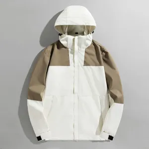 Men Fashion Casual Autumn And Winter Windproof Waterproof Outdoor Hiking Coat