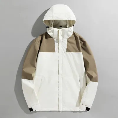 Men Fashion Casual Autumn And Winter Windproof Waterproof Outdoor Hiking Coat