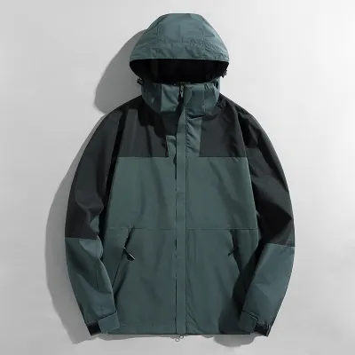 Men Fashion Casual Autumn And Winter Windproof Waterproof Outdoor Hiking Coat