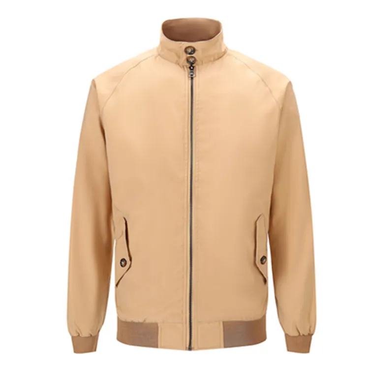 Men Fashion Casual Autumn Solid Color Long-Sleeve Coat