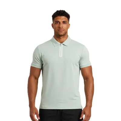 Men'S Fashion Casual Short-Sleeved Quick-Drying Polo Shirt