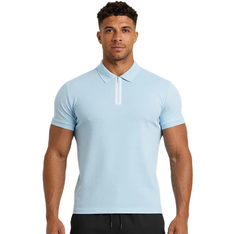 Men'S Fashion Casual Short-Sleeved Quick-Drying Polo Shirt