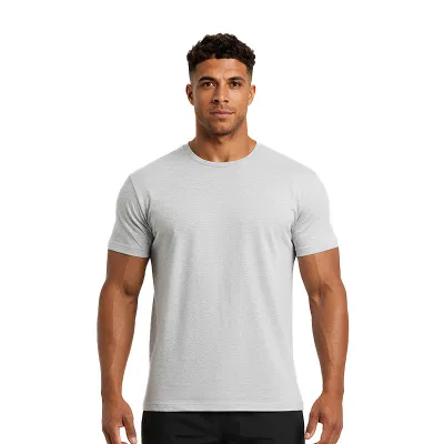 Men'S Fashion Casual Summer Simple Short Sleeve Quick-Drying Breathable T-Shirt
