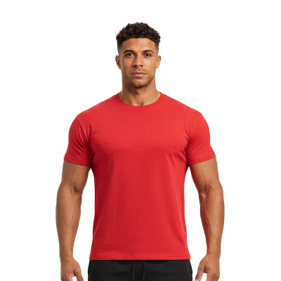 Men'S Fashion Casual Summer Simple Short Sleeve Quick-Drying Breathable T-Shirt