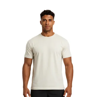 Men'S Fashion Casual Summer Simple Short Sleeve Quick-Drying Breathable T-Shirt