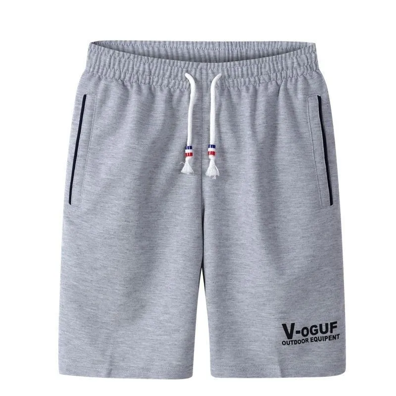 Men Fashion Casual Summer Mid-Waist Breathable Lace-Up Loose Shorts