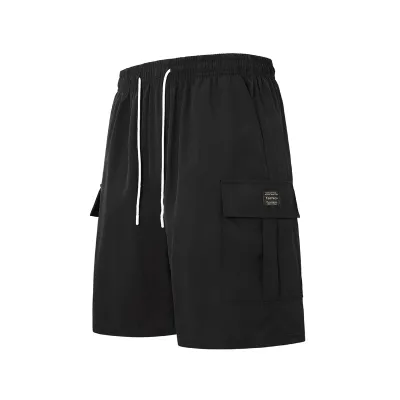 Men'S Fashion Casual Summer Solid Color Thin Loose Shorts