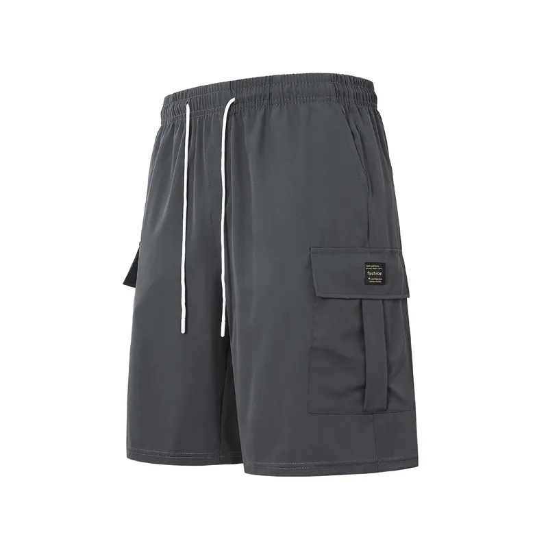 Men'S Fashion Casual Summer Solid Color Thin Loose Shorts