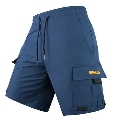 Men'S Fashion Casual Summer Solid Color Quick-Drying Breathable Shorts