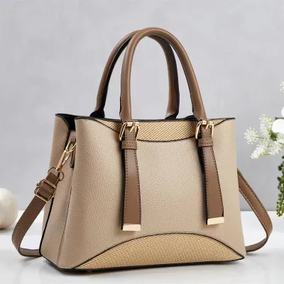 Women Fashion Casual Stitching Handbag