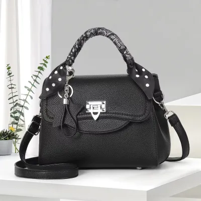 Women Fashion Casual Solid Color Small Square Handbag