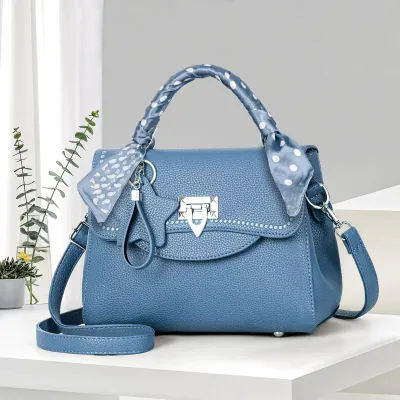Women Fashion Casual Solid Color Small Square Handbag