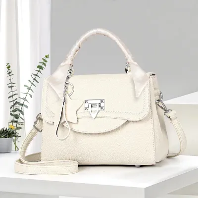 Women Fashion Casual Solid Color Small Square Handbag