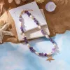 NC25Y0101-1 Purple Necklace