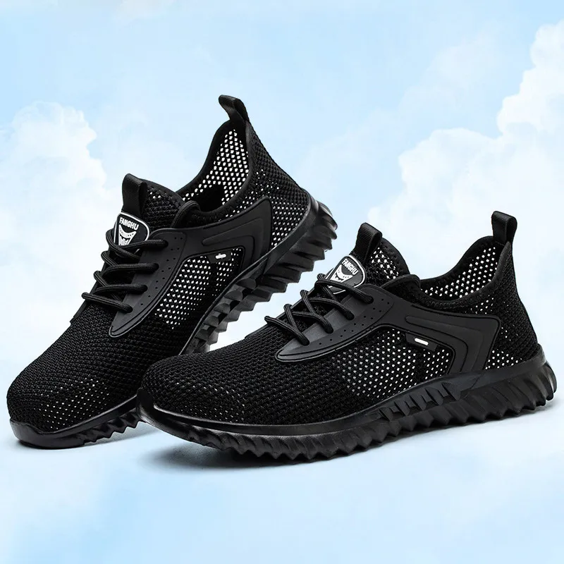 Men’S Fashion Casual Summer Breathable Safety Shoes